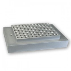 Bloque para placa PCR de 96 pocillos. (solo para baño de 2 bloques)