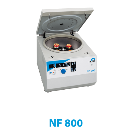 CENTRIFUGA UNIVERSAL , 4,000 rpm con rotor oscilante. 3,045 "g", Capacidad 4 x 200ml