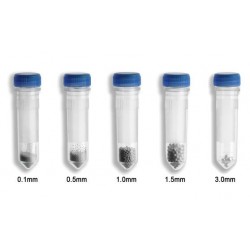 Beads de vidrio estándar, Ø: 0.1 mm
