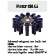 Rotor Angular 24x15 ml. (17x150mm.) 3500 RPM