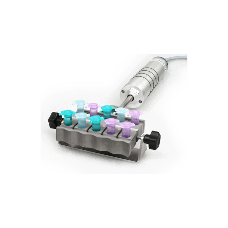 Sonda titánio con orificios para 10 eppendorf 1,5 ml. y/o um vaso de 40 mm. de diámetro.Para UP200Ht y UP200St